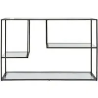 Deveraux Console Table - Bronze, Glass