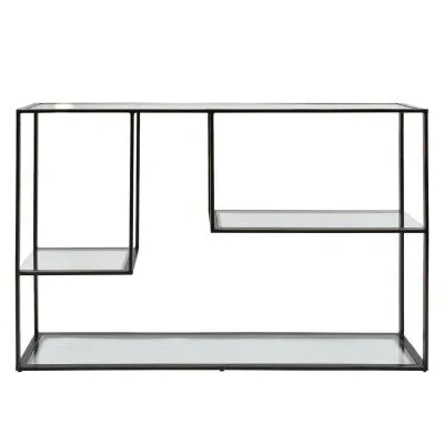 Deveraux Console Table - Bronze, Glass image