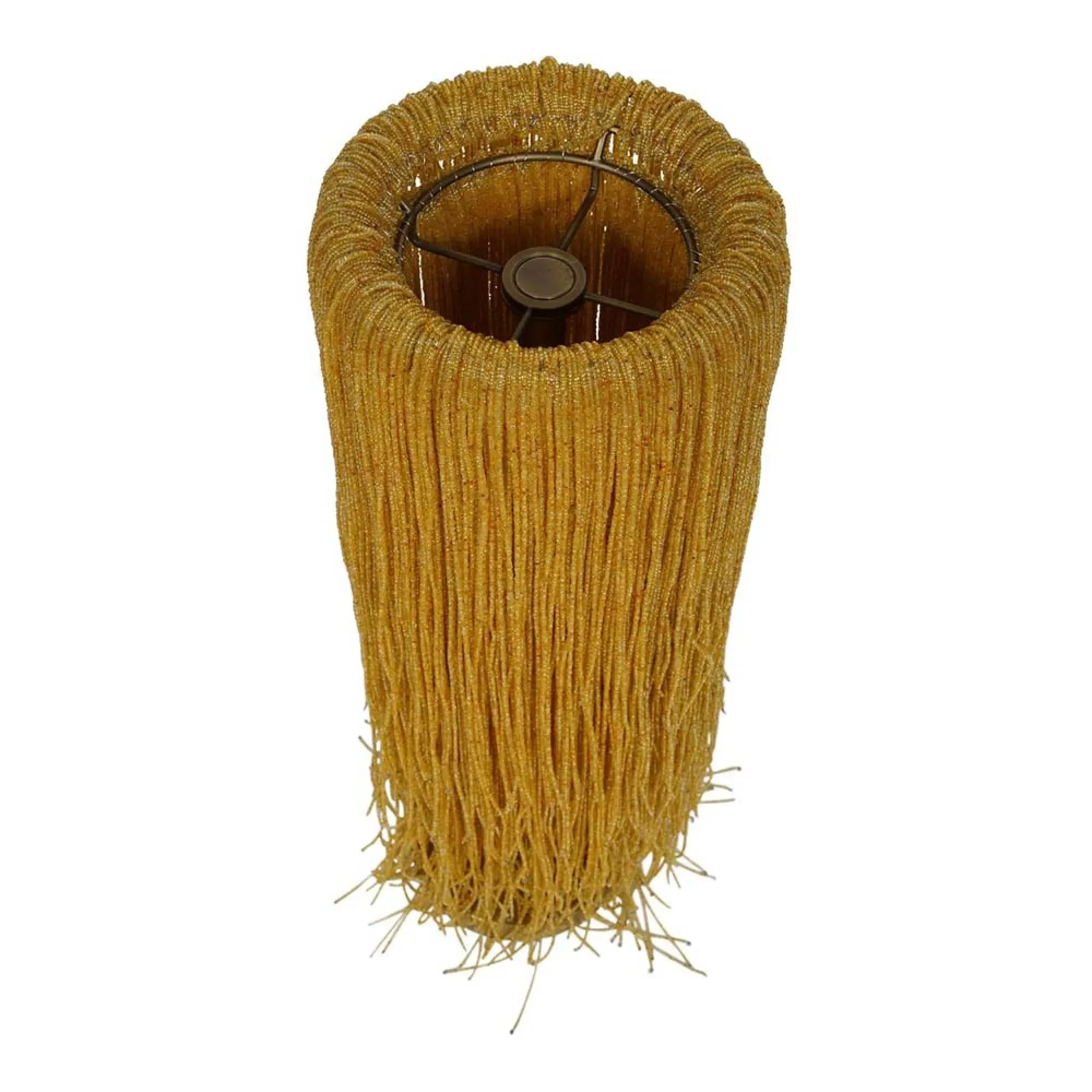 Draper Beaded Glass Table Lamp - Gold