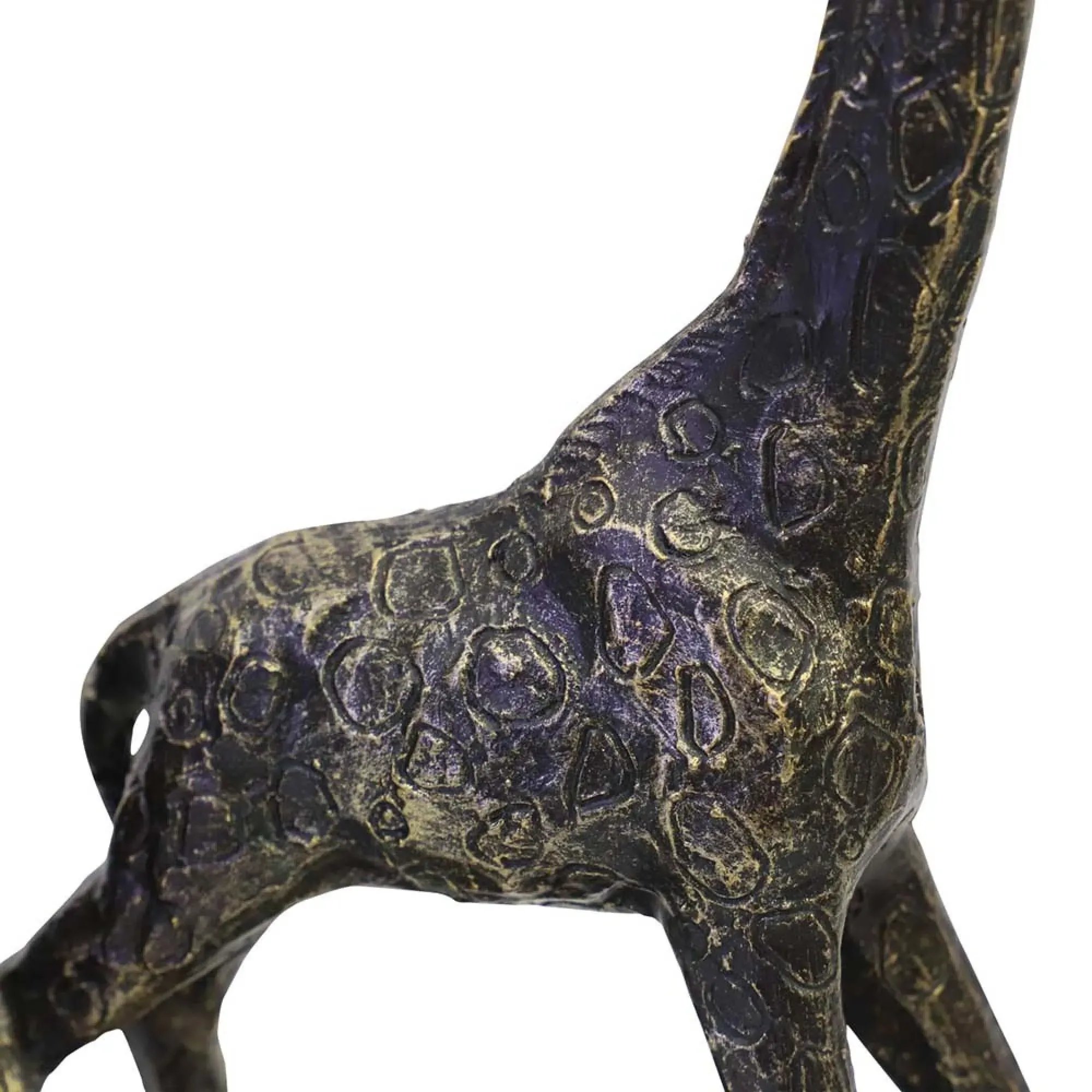 Family of Three Giraffes Sculpture - Bronze