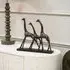 Family of Three Giraffes Sculpture - Bronze
