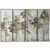 Foil Trees Framed Wall Art Set of Four - Gold