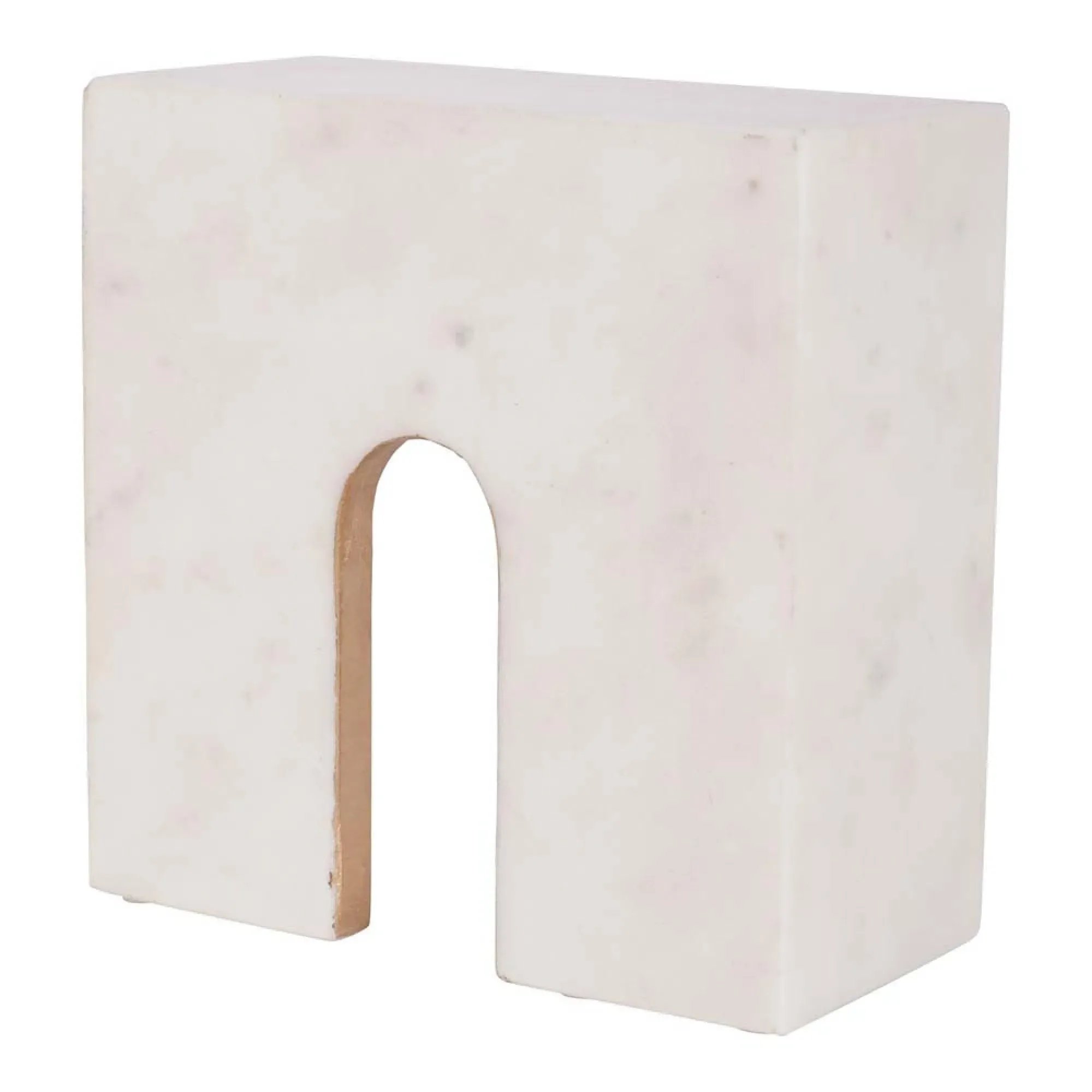 Genoa Decorative Sculpture - White, Marble
