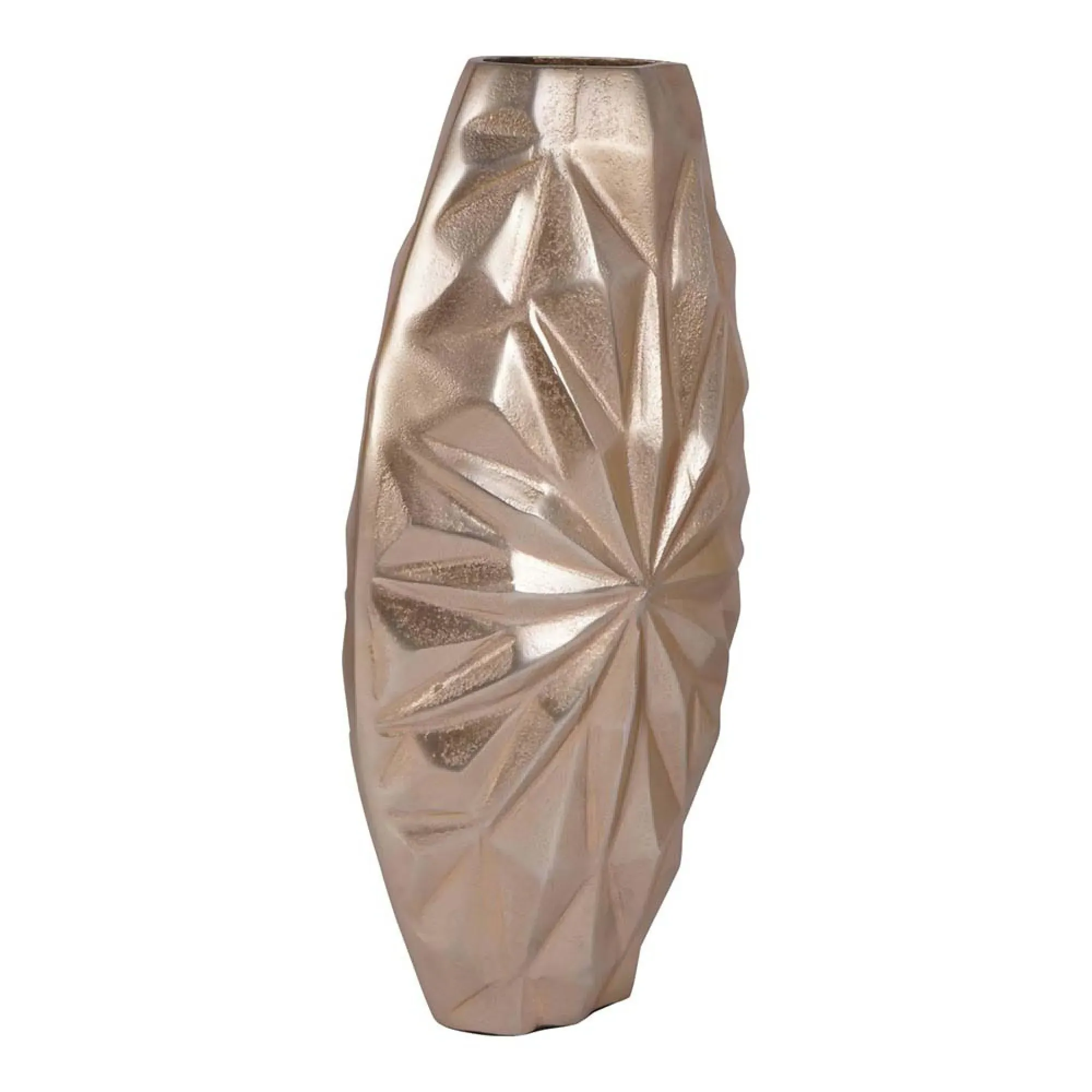 Hatton Cast Aluminium Vase - Gold