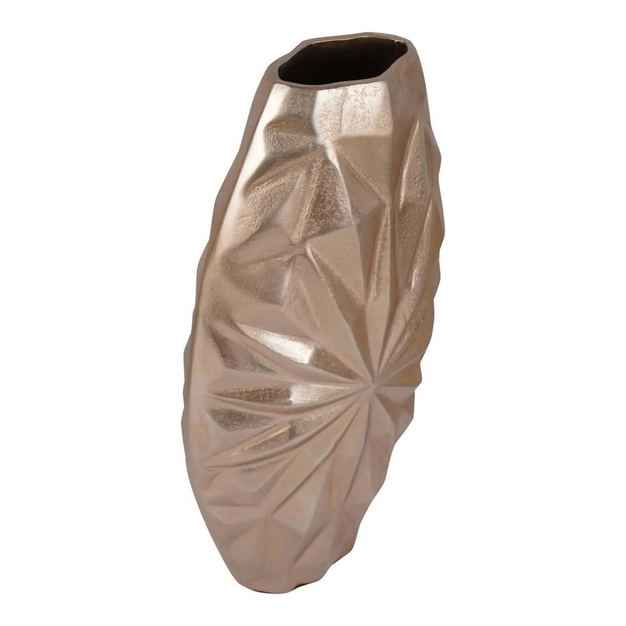 Hatton Cast Aluminium Vase - Gold