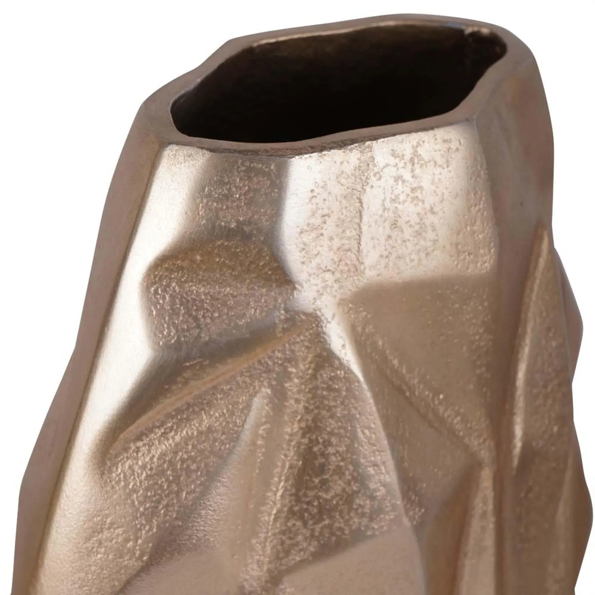 Hatton Cast Aluminium Vase - Gold