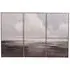 Hazy Horizons Framed Wall Art Set of Three - Grey
