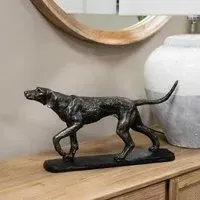 Hunter Dog Sculpture - Bronze