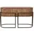 Hunter Oval Console Table - Brown