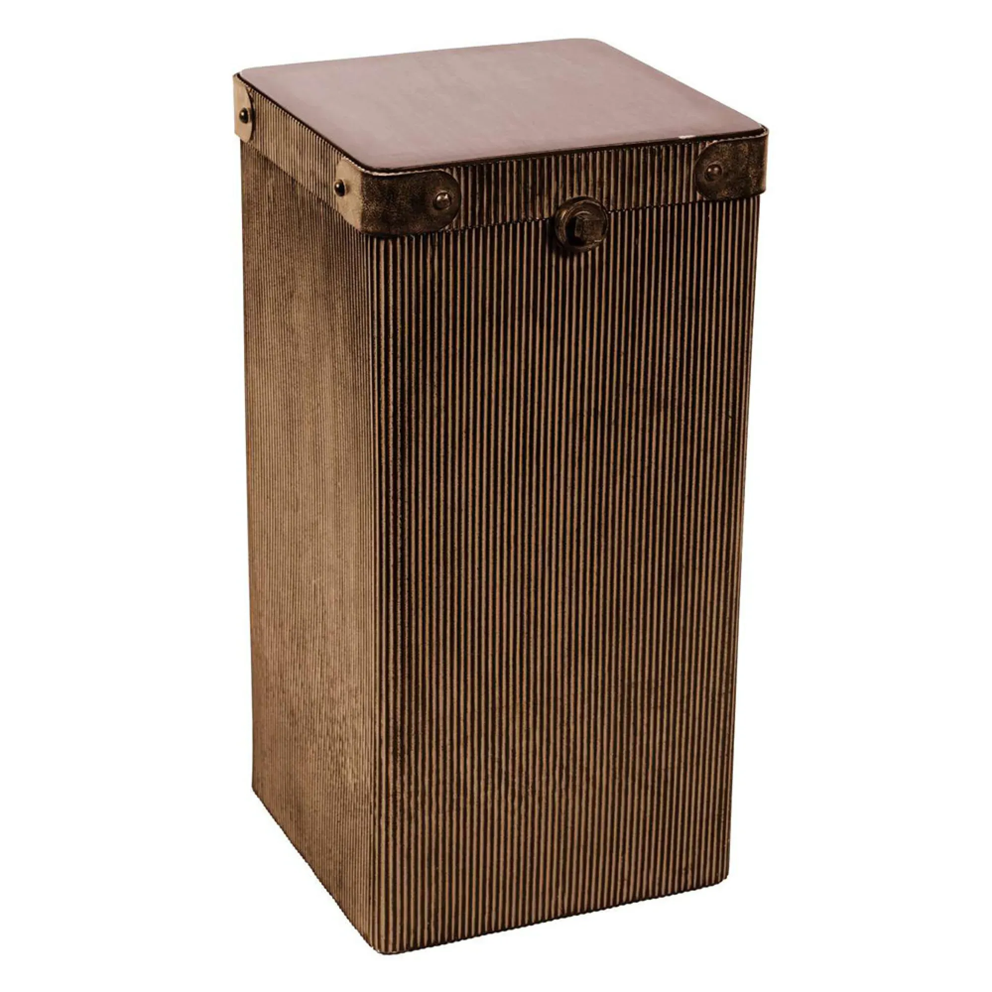 Hunter Square Side Table - Brown