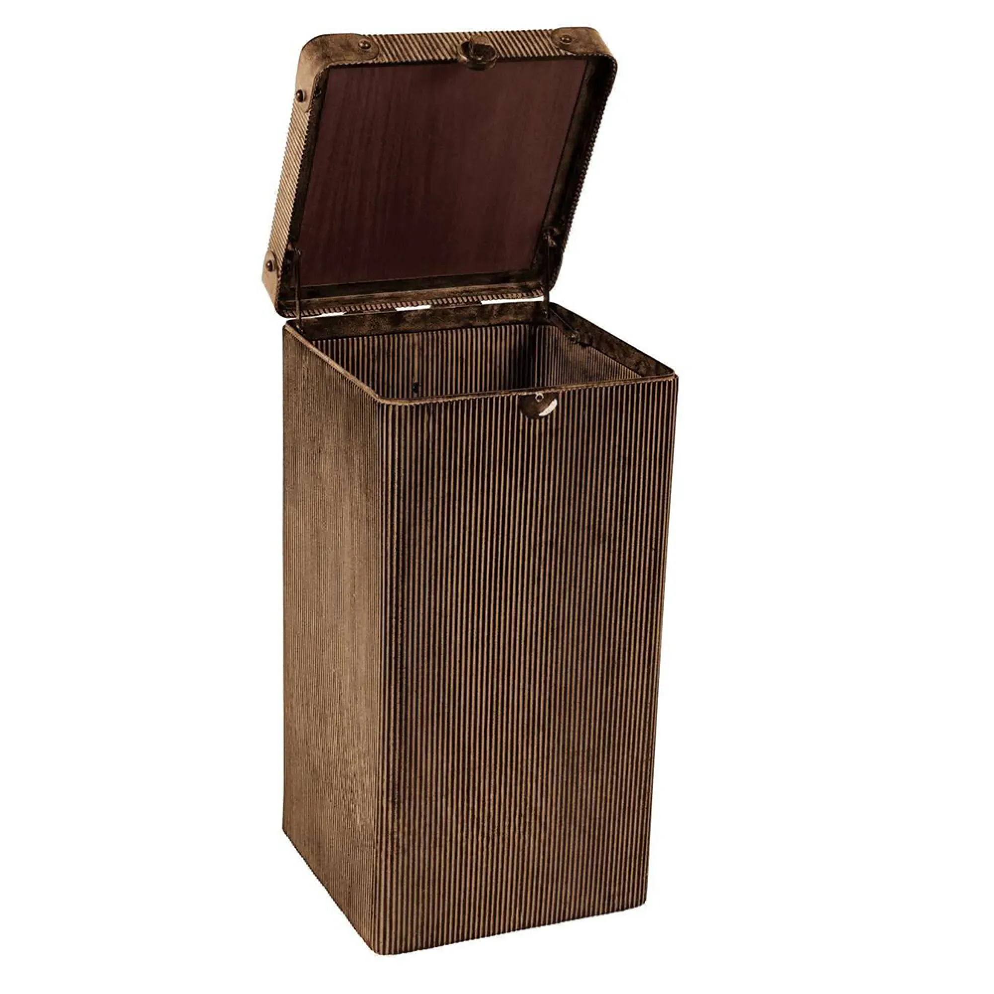 Hunter Square Side Table - Brown