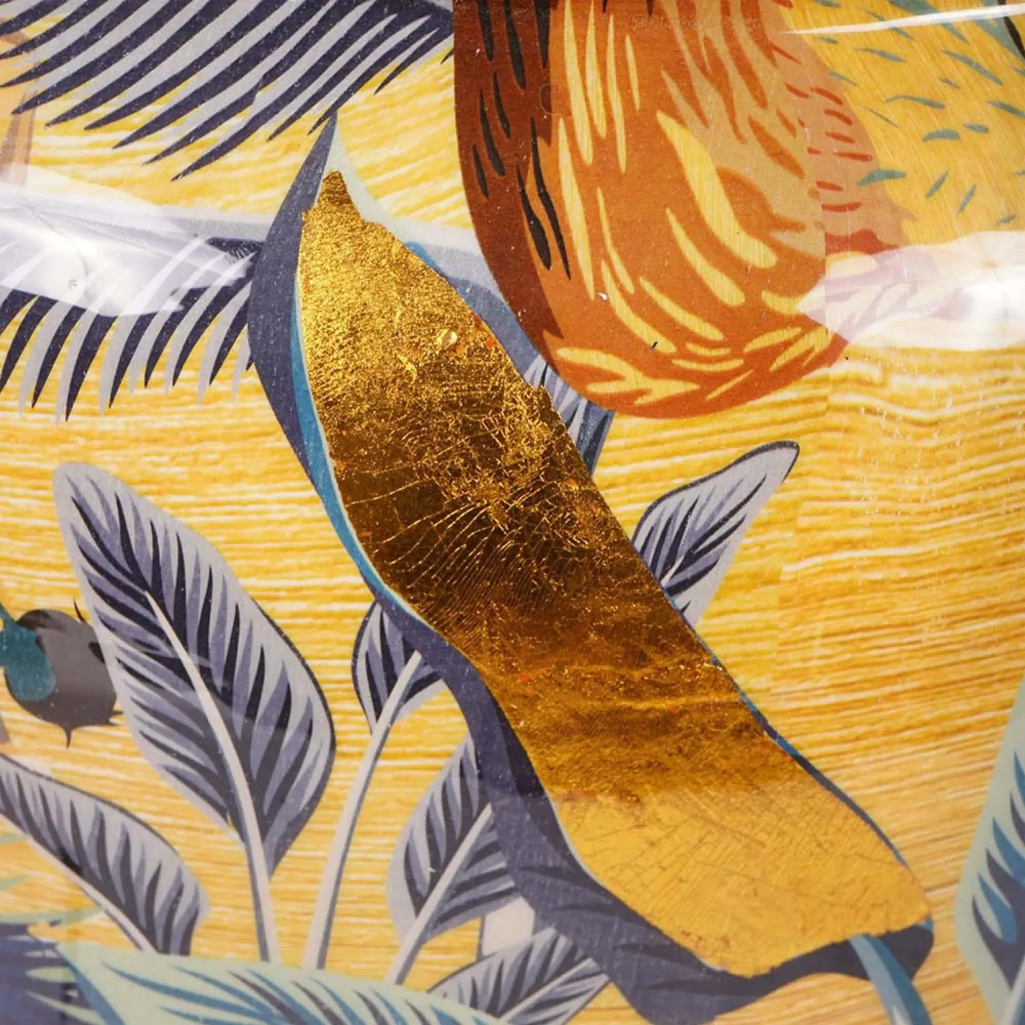 Jungle Large Vase - Gold