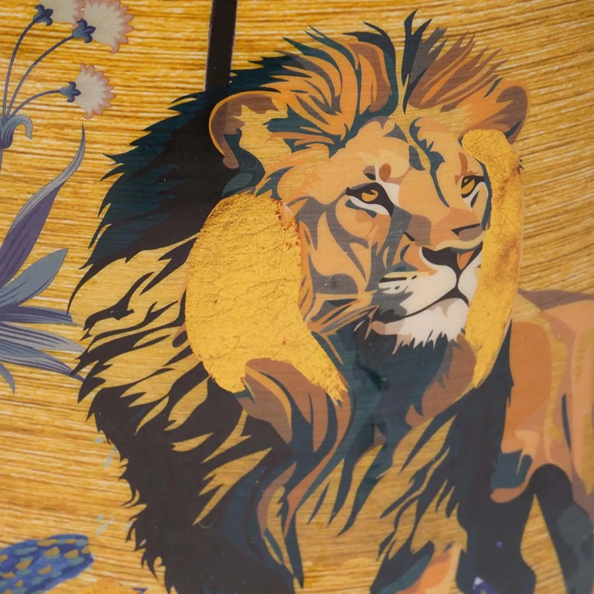 Jungle Small Vase - Gold