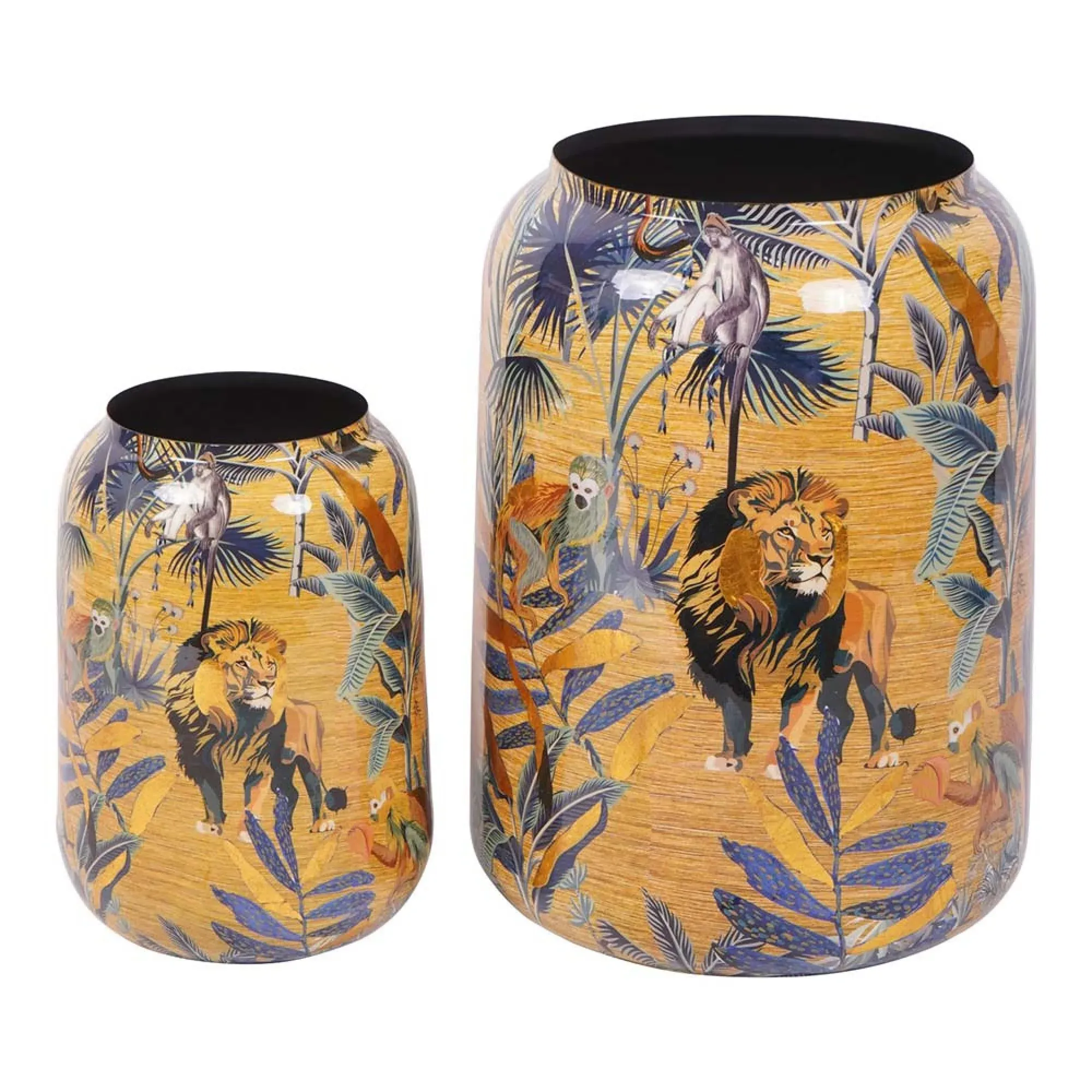 Jungle Small Vase - Gold