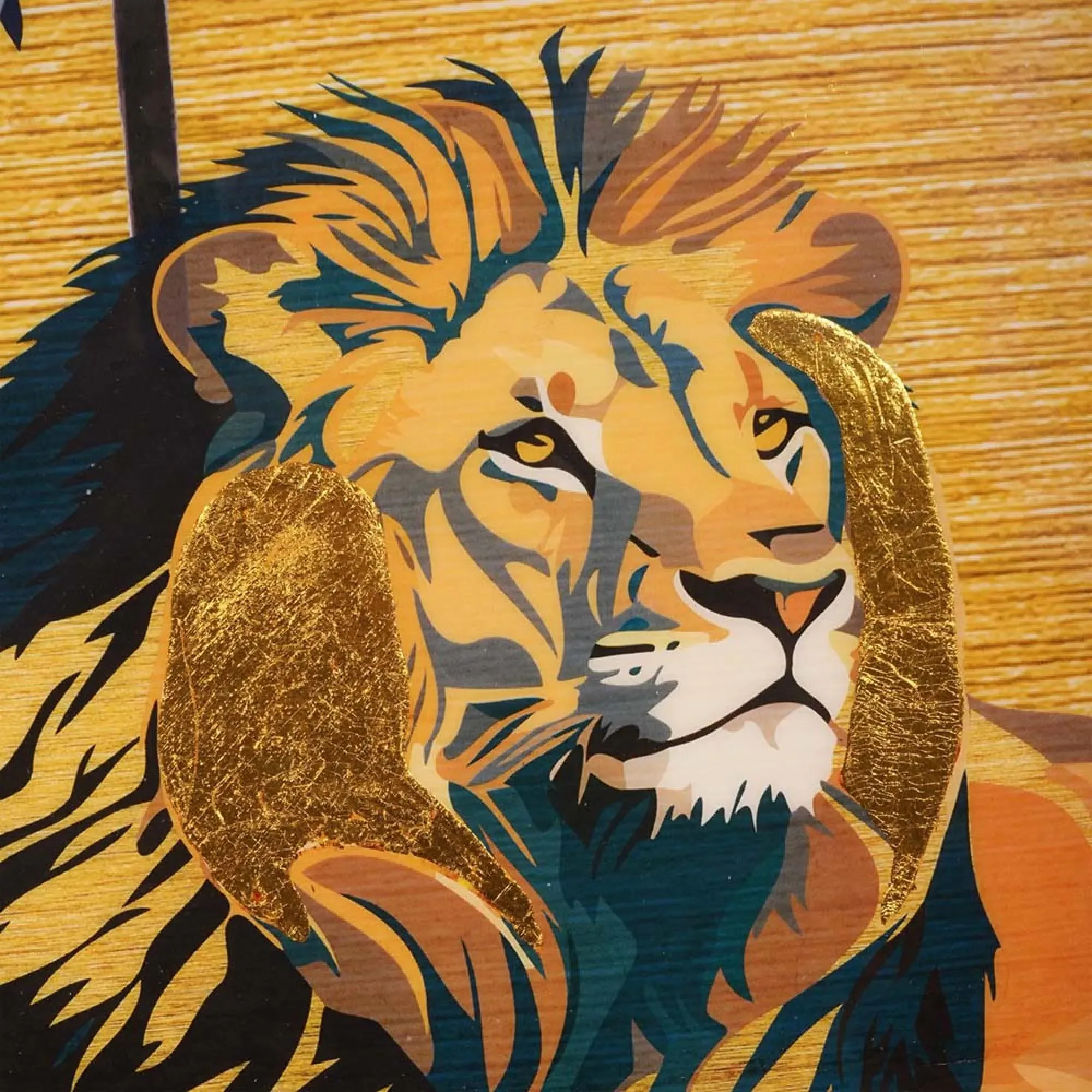 Jungle Wall Decor - Gold