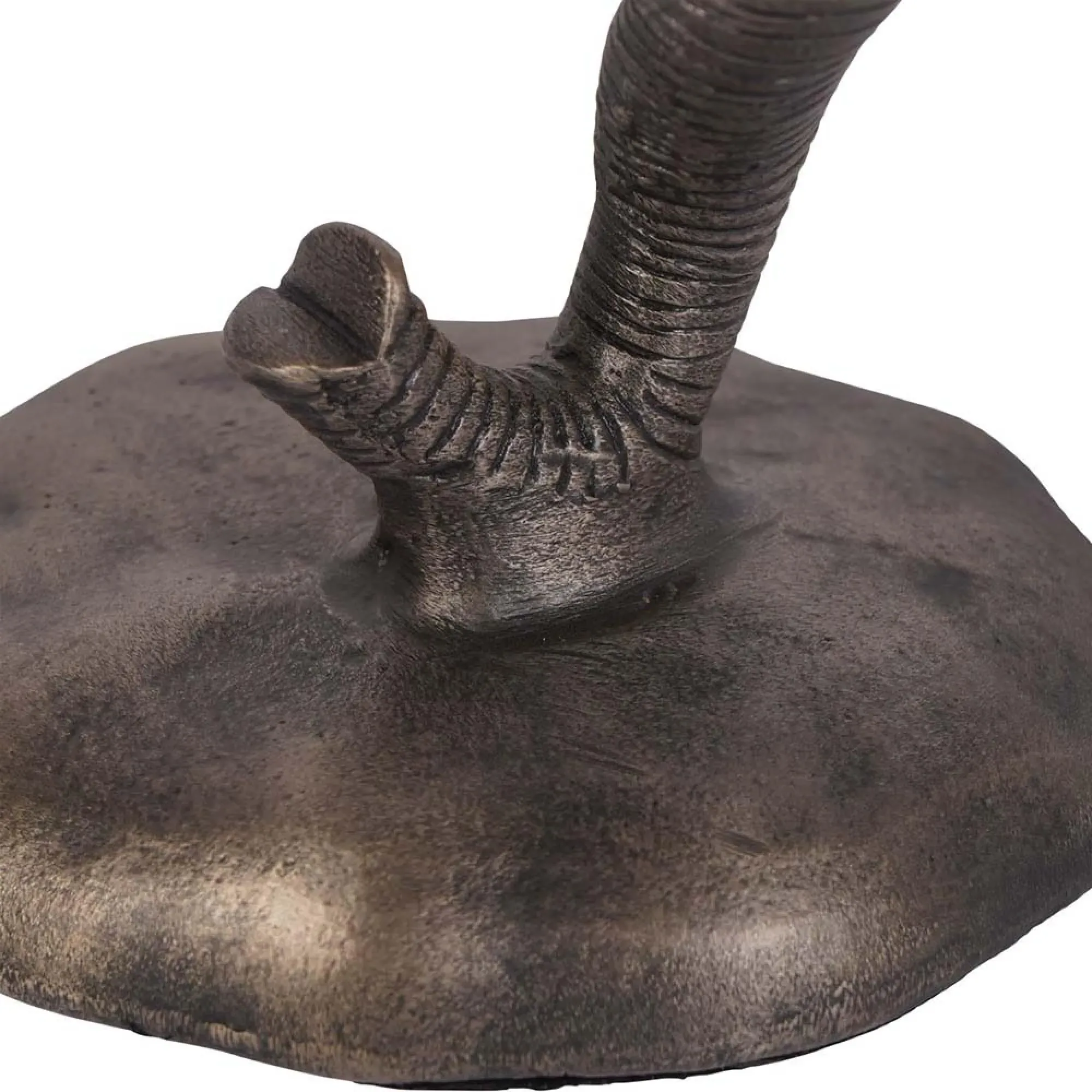 Kariba Cast Aluminium Elephant Sculpture - Antique Nickel