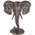 Kariba Cast Aluminium Elephant Sculpture - Antique Nickel