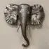 Kariba Cast Aluminium Elephant Wall Art - Antique Gold