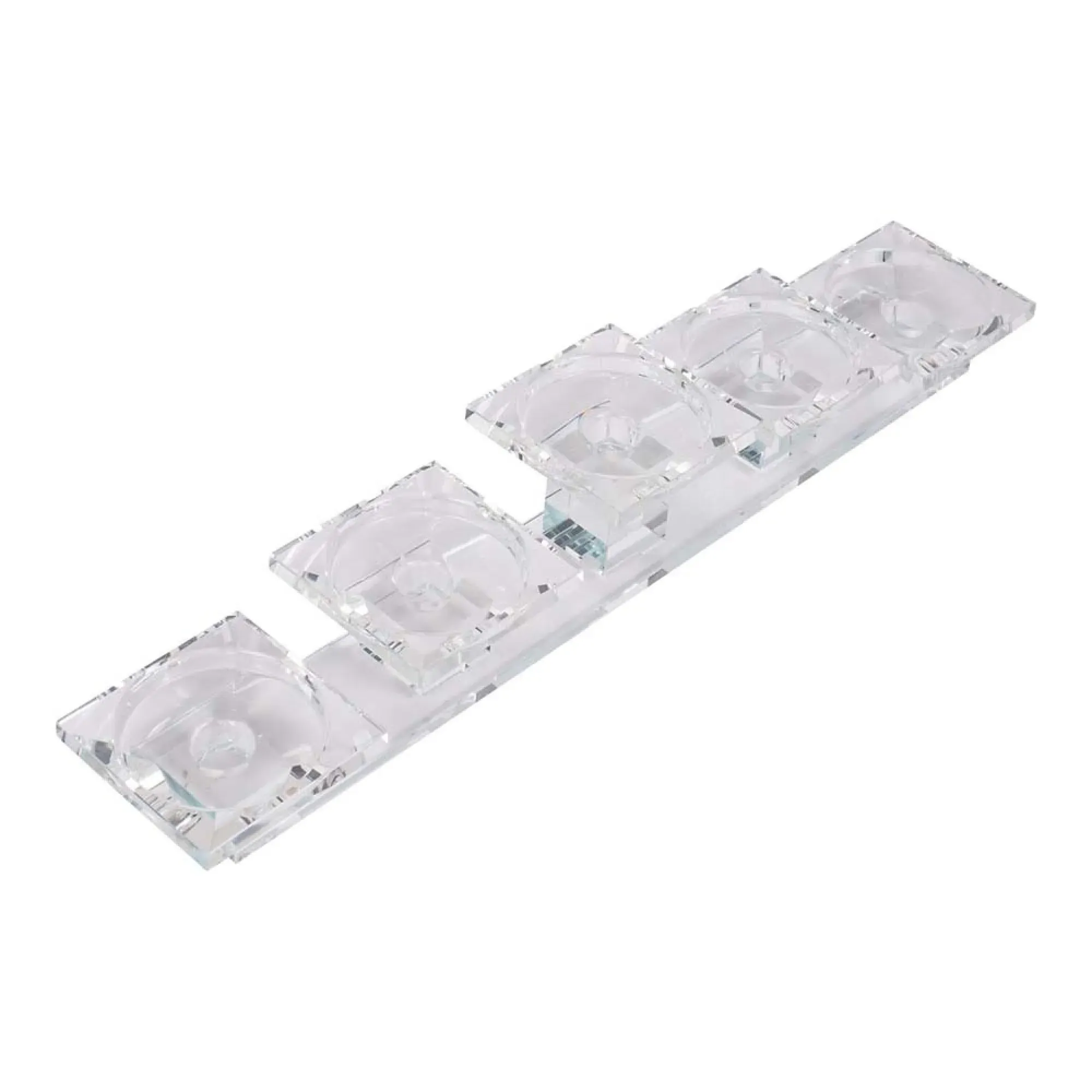 Laura Ashley Morcott 5 Head Pillar Holder - Clear