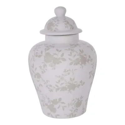 Laura Ashley Westbourne Ginger Jar - White