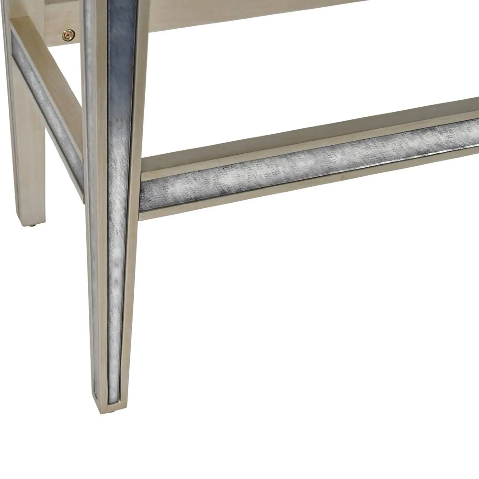 Lexington Tall 2 Door Bar Cabinet - Black, Mirror