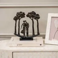 Lovers Arboretum Sculpture - Bronze