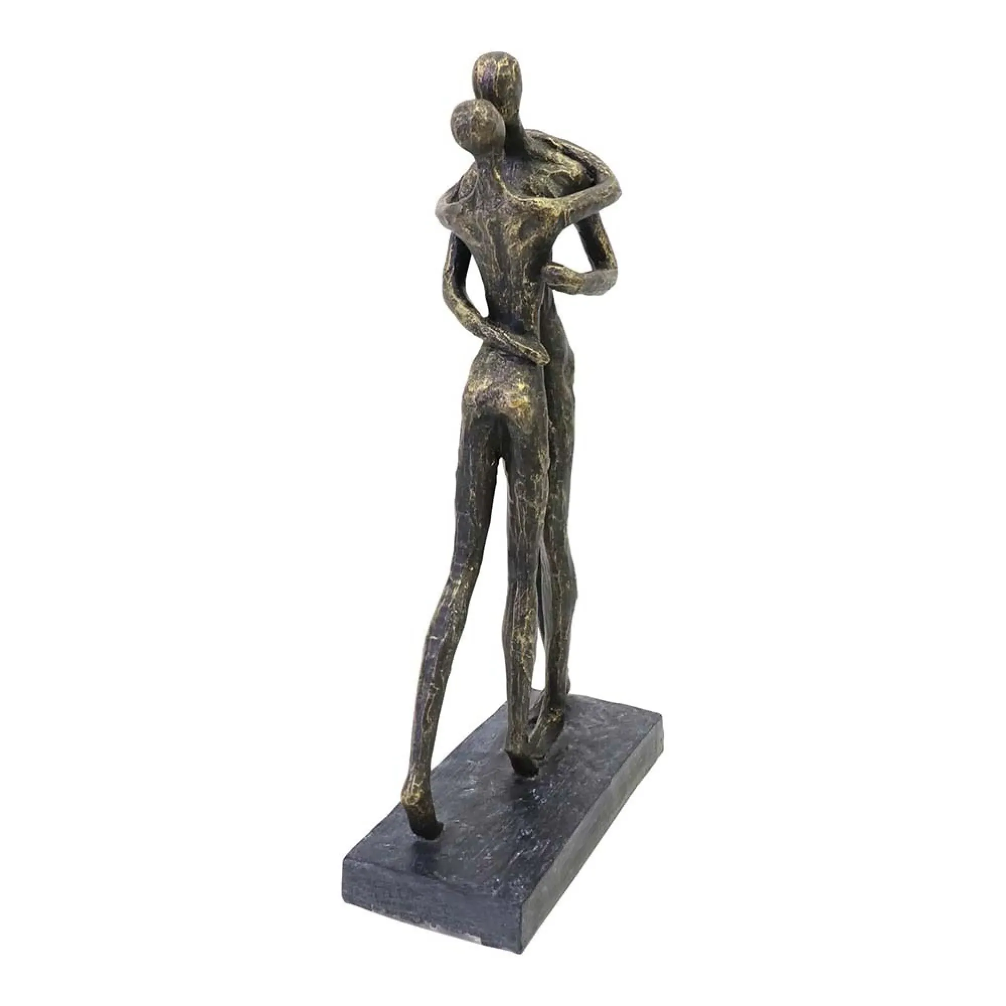 Lovers Embrace Sculpture - Bronze