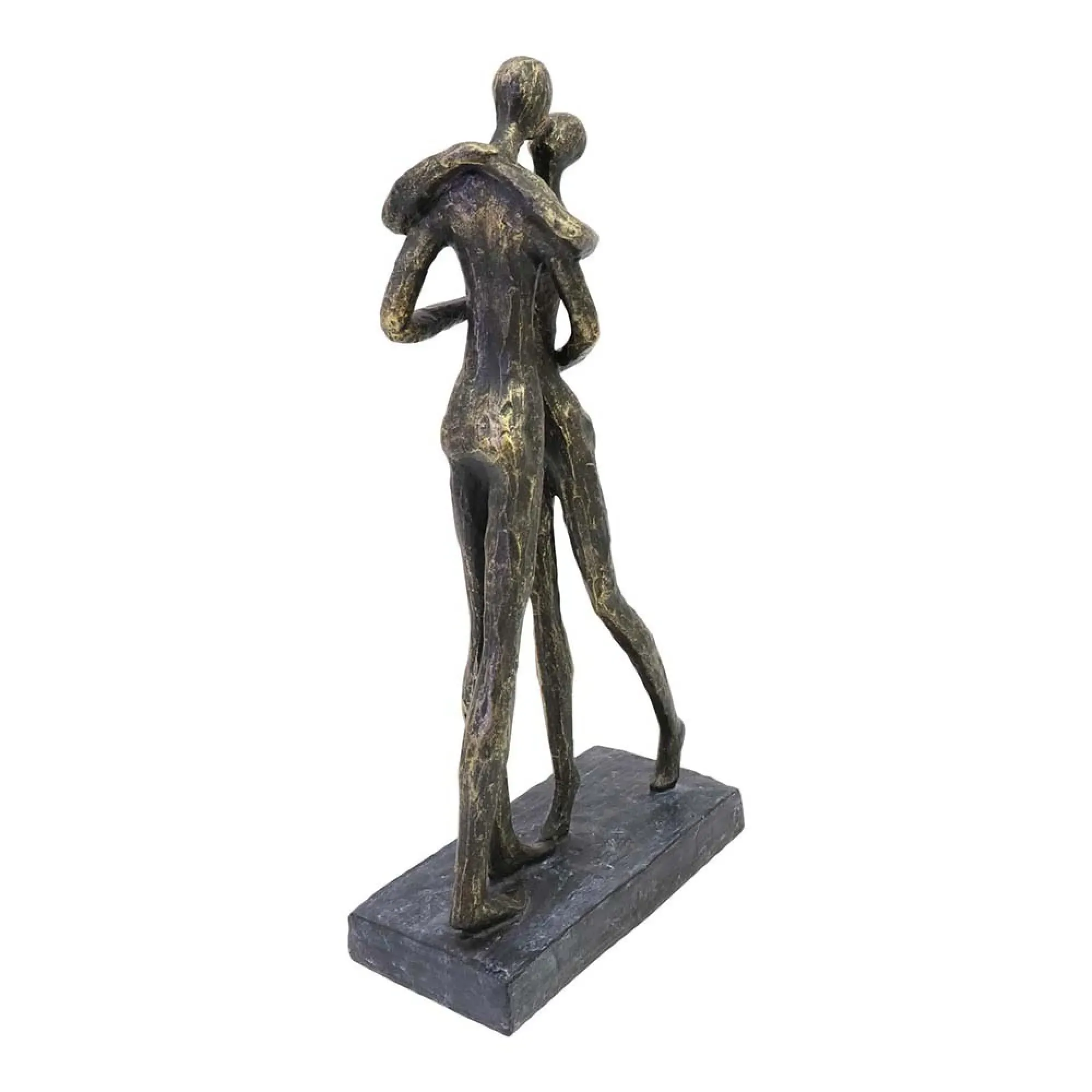 Lovers Embrace Sculpture - Bronze