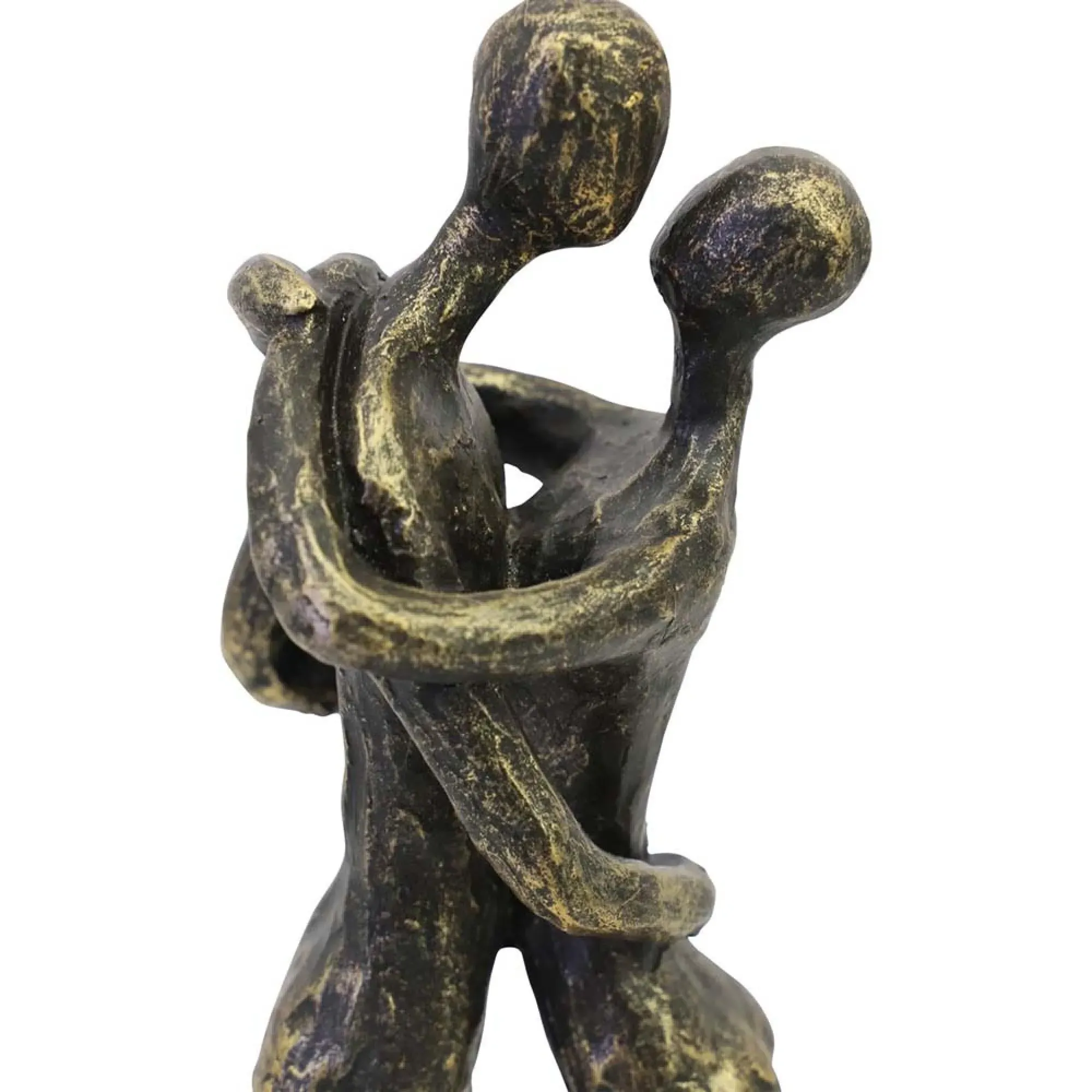 Lovers Embrace Sculpture - Bronze