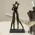Lovers Embrace Sculpture - Bronze