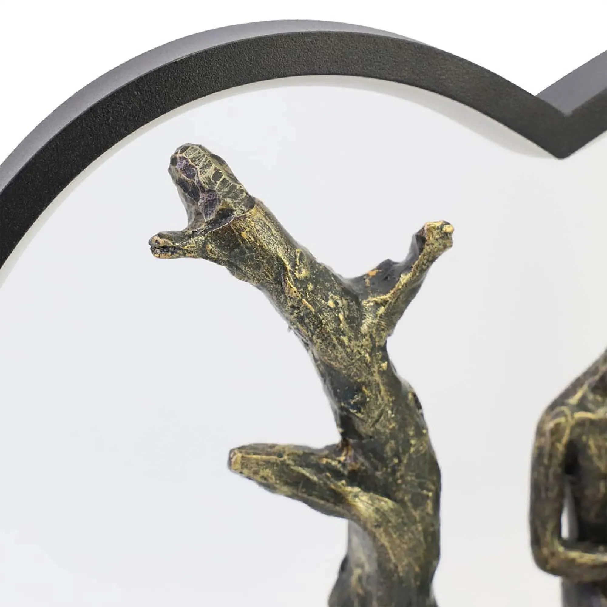 Lovers on Branch Light Sculpture LED USB - Bronze