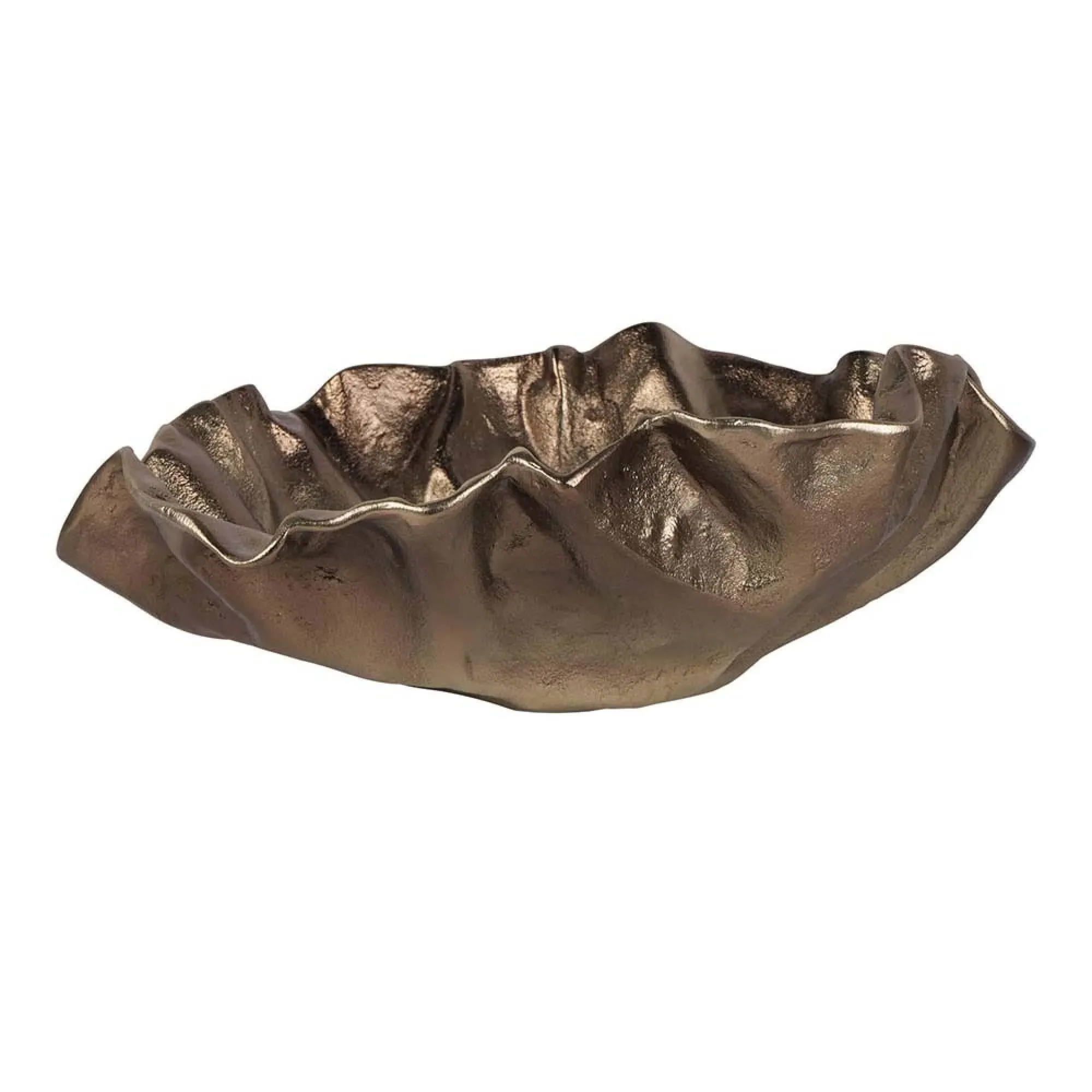 Lowe Large Cast Aluminium Bowl - Bronze
