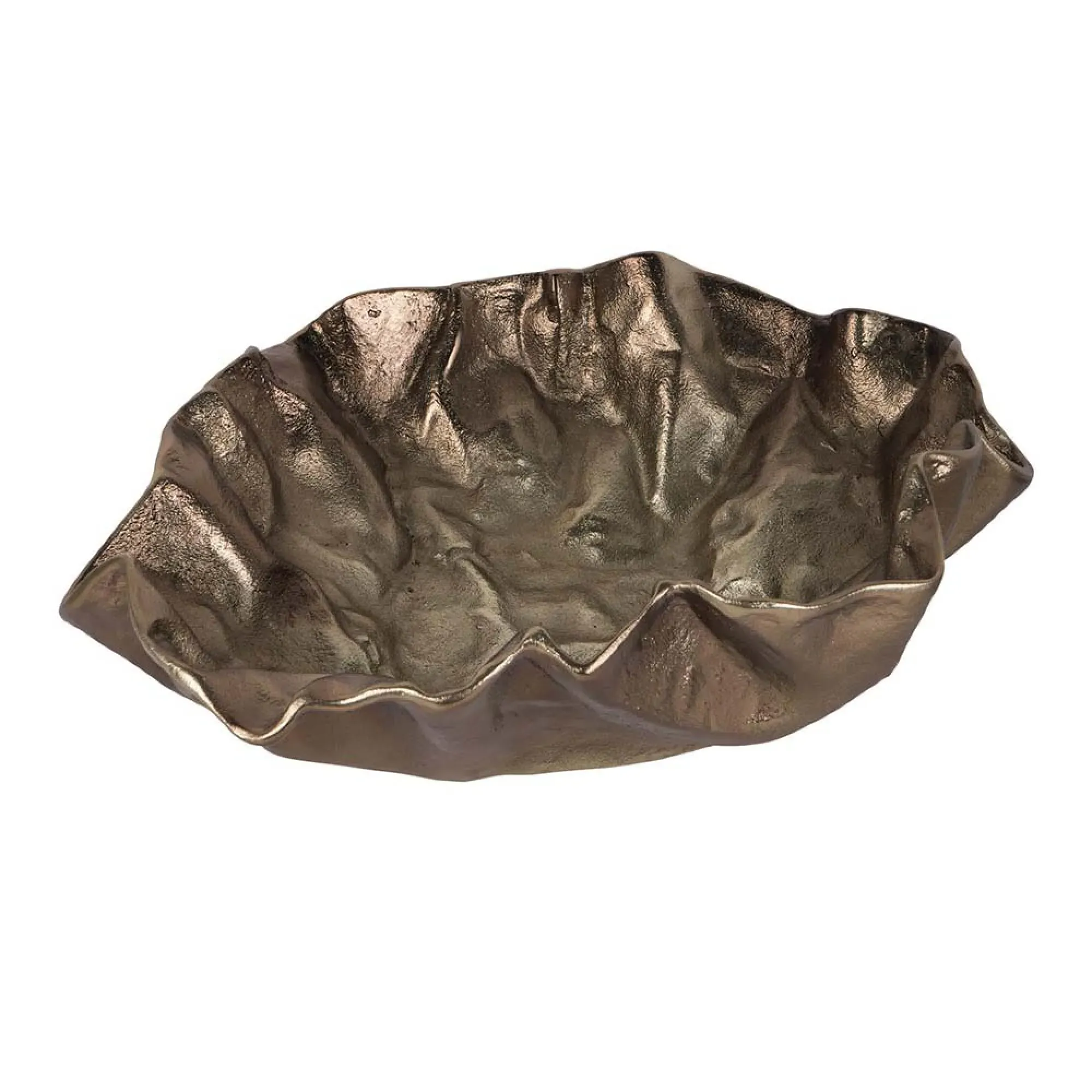 Lowe Large Cast Aluminium Bowl - Bronze