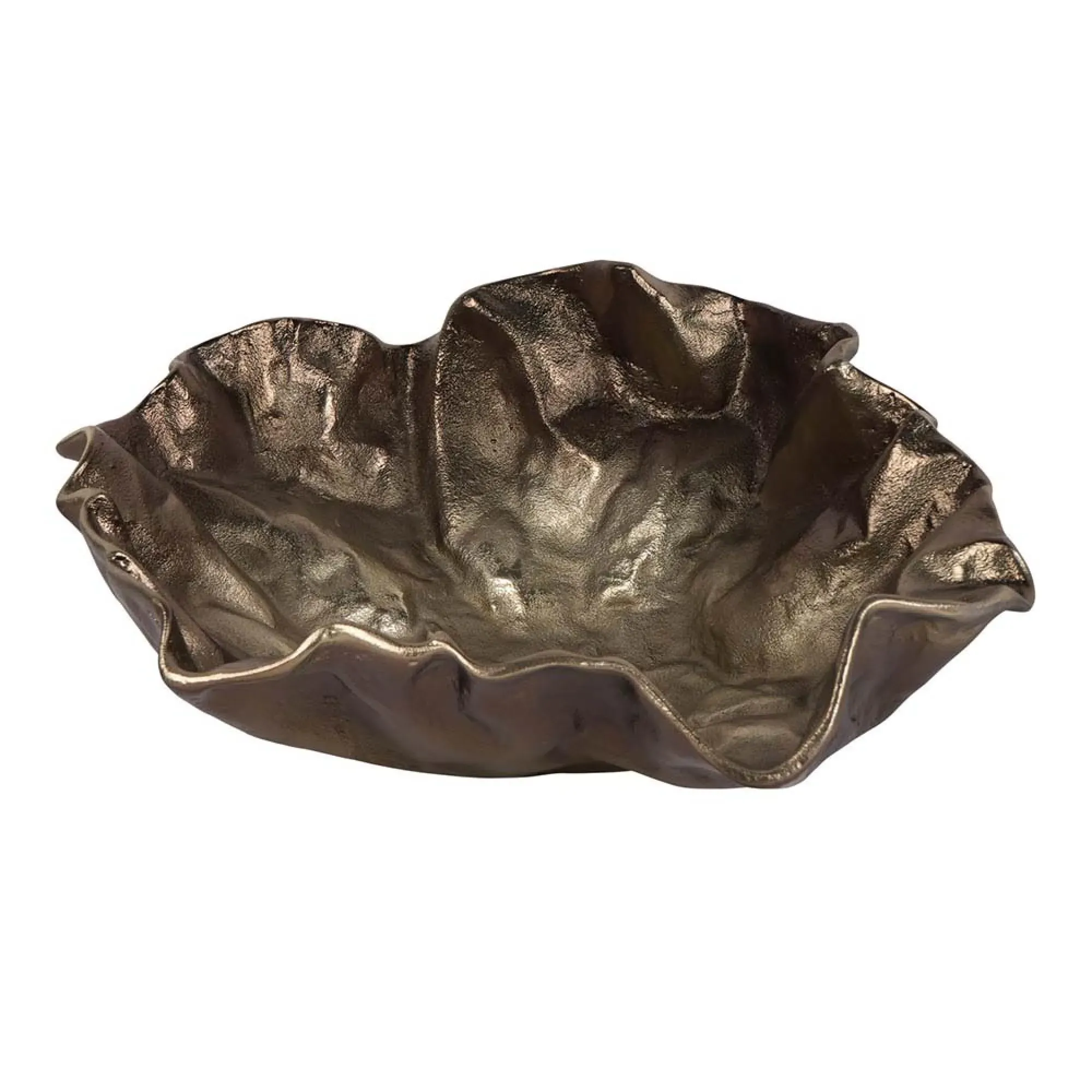 Lowe Large Cast Aluminium Bowl - Bronze