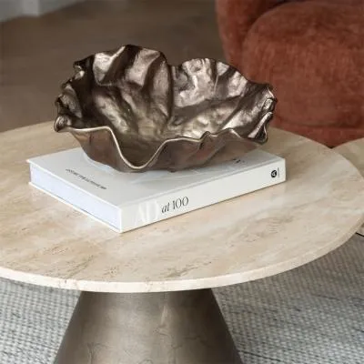 Lowe Large Cast Aluminium Bowl - Bronze