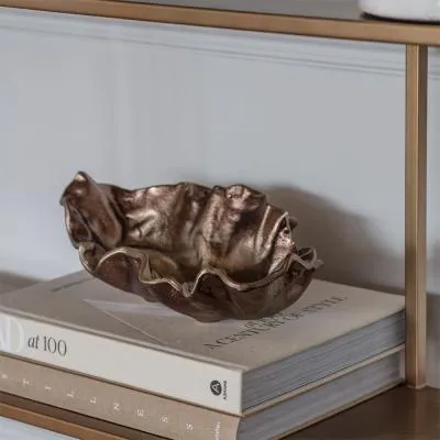 Lowe Small Cast Aluminium Bowl - Bronze image