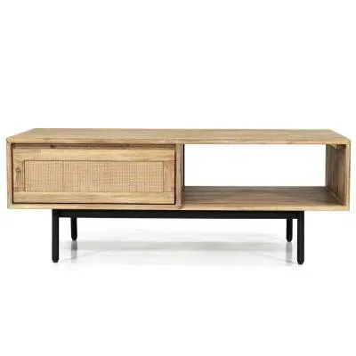 Maddox 1 Drawer Coffee Table - Natural, Acacia Wood image