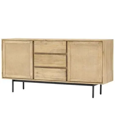 Maddox 2 Door Large Sideboard - Natural, Acacia Wood image