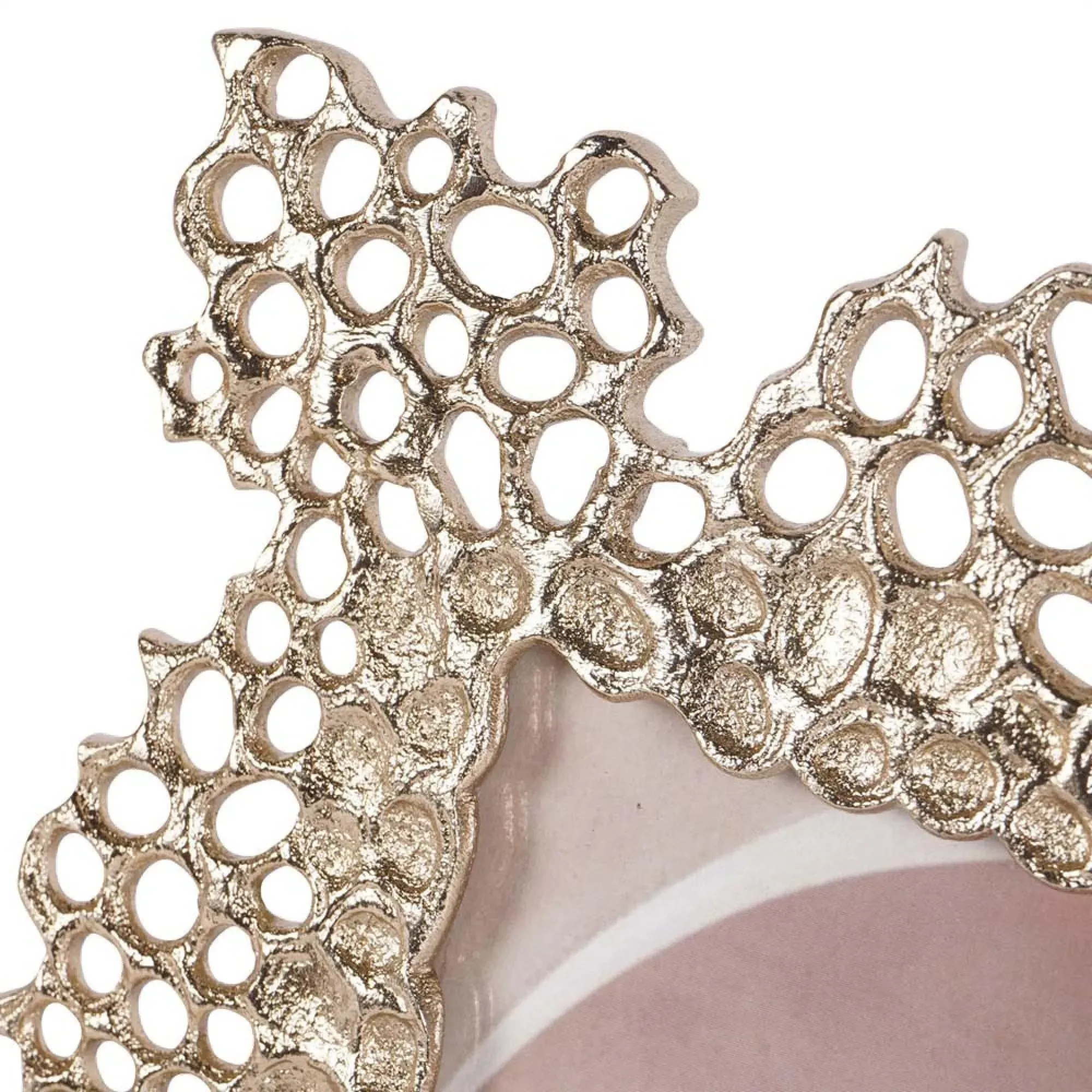 Miel Cast Aluminium Photo Frame - Gold