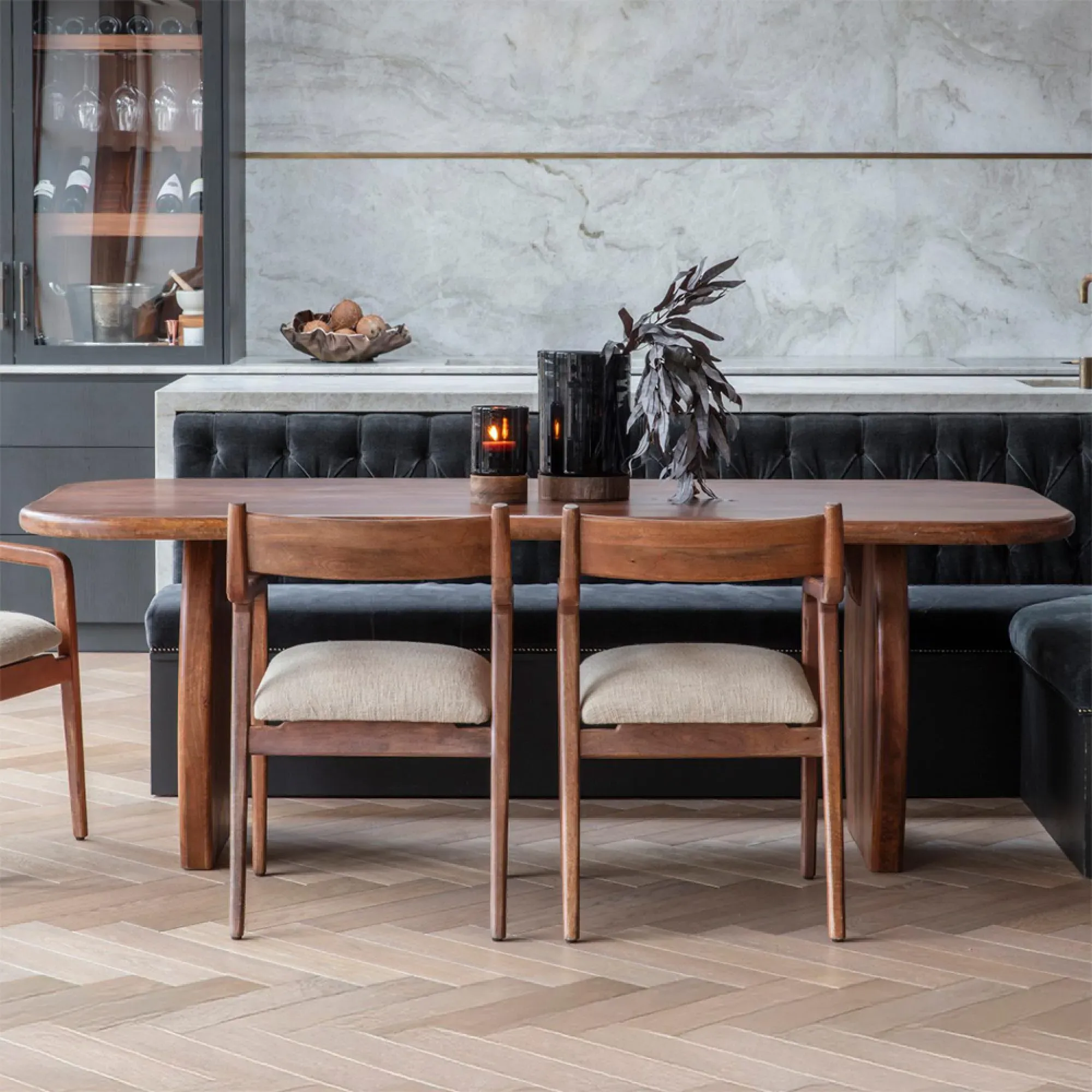 Monterey 8 Seater Dining Table - Brown, Wood