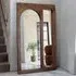 Monterey Floor Standing Mirror - Brown, Wood