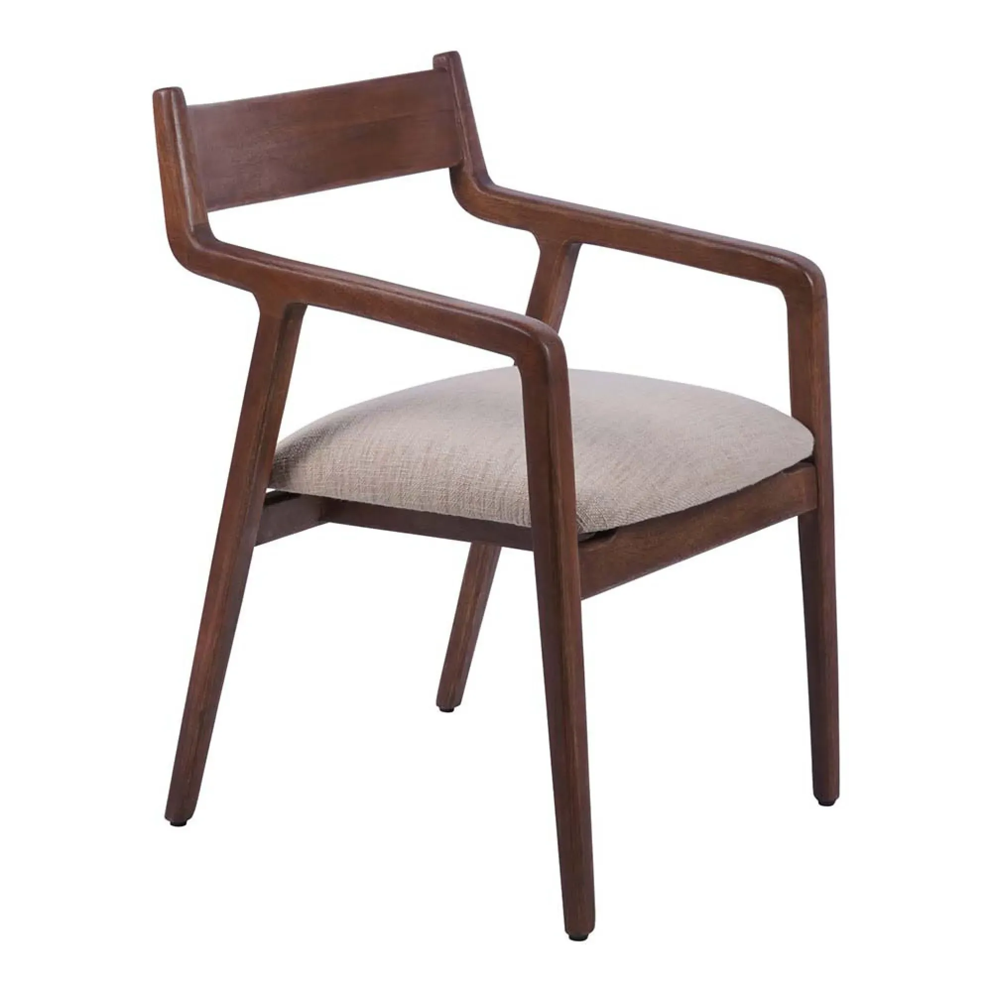 Monterey Padded Dining Chair - Beige, Wood