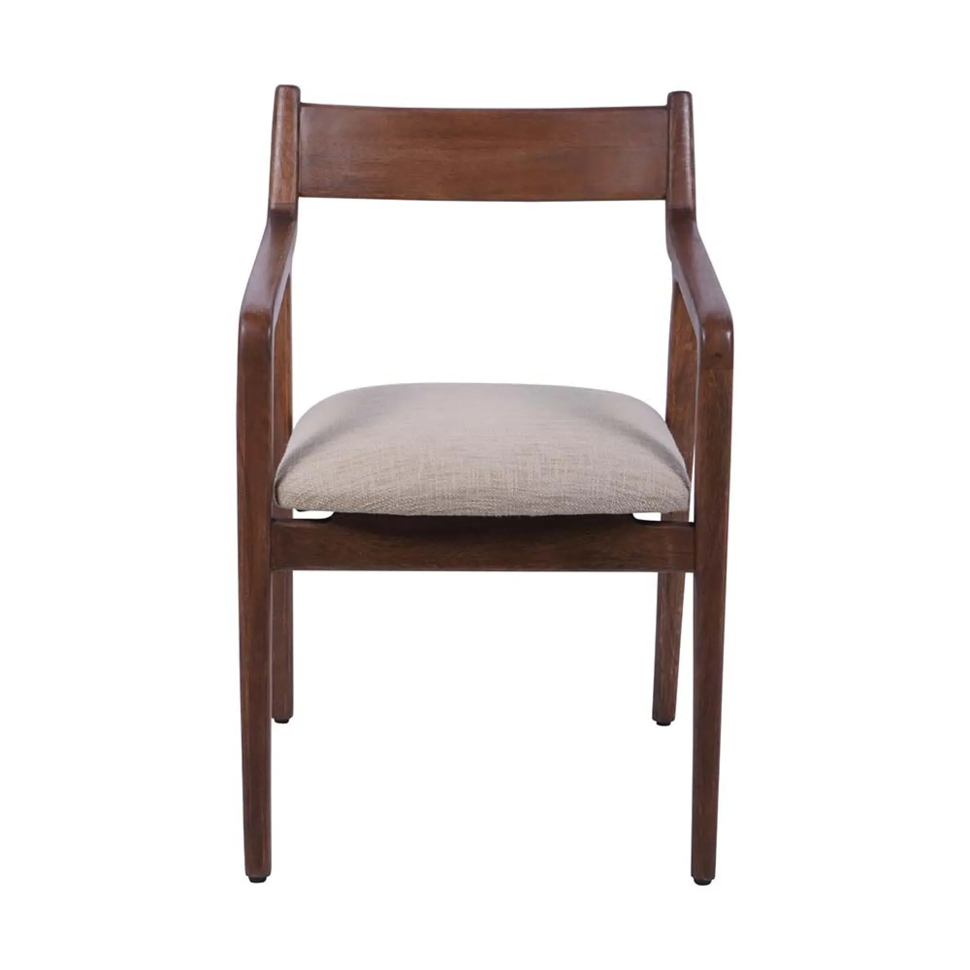 Monterey Padded Dining Chair - Beige, Wood
