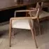 Monterey Padded Dining Chair - Beige, Wood