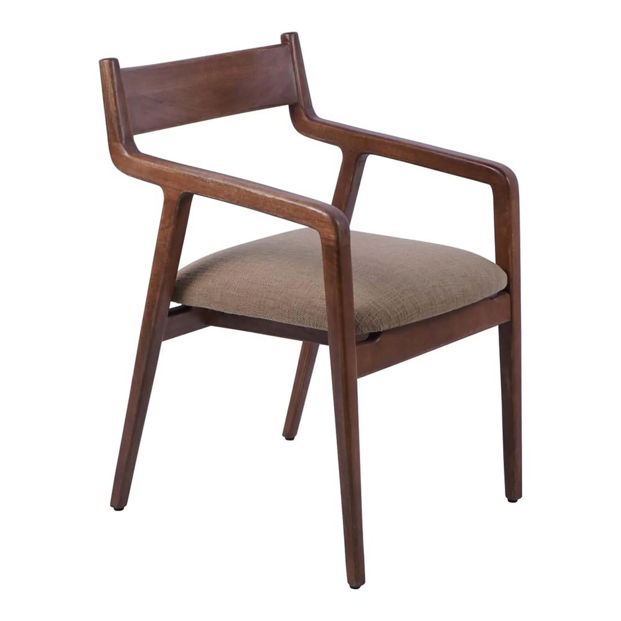 Monterey Padded Dining Chair - Cappuccino, Wood