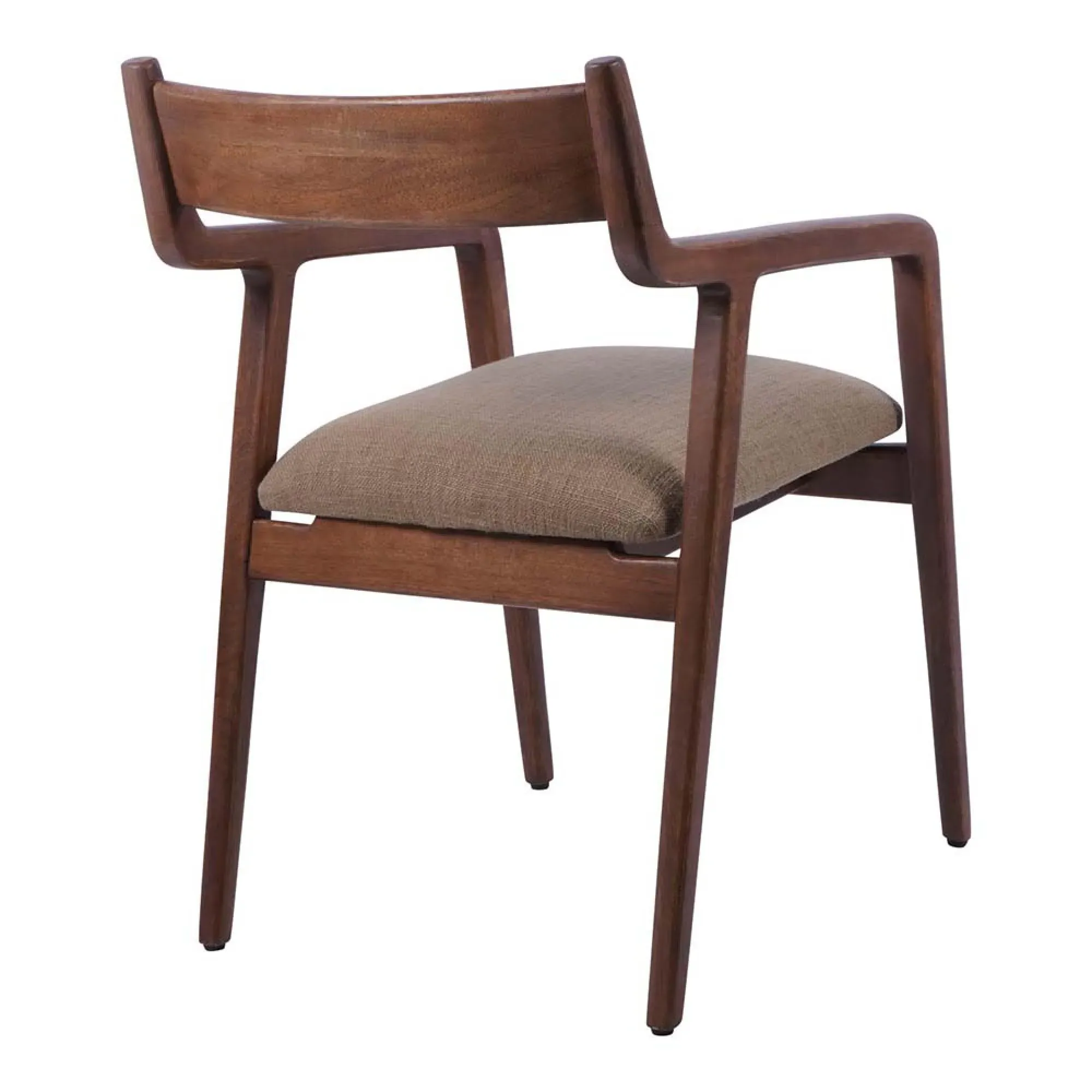 Monterey Padded Dining Chair - Cappuccino, Wood