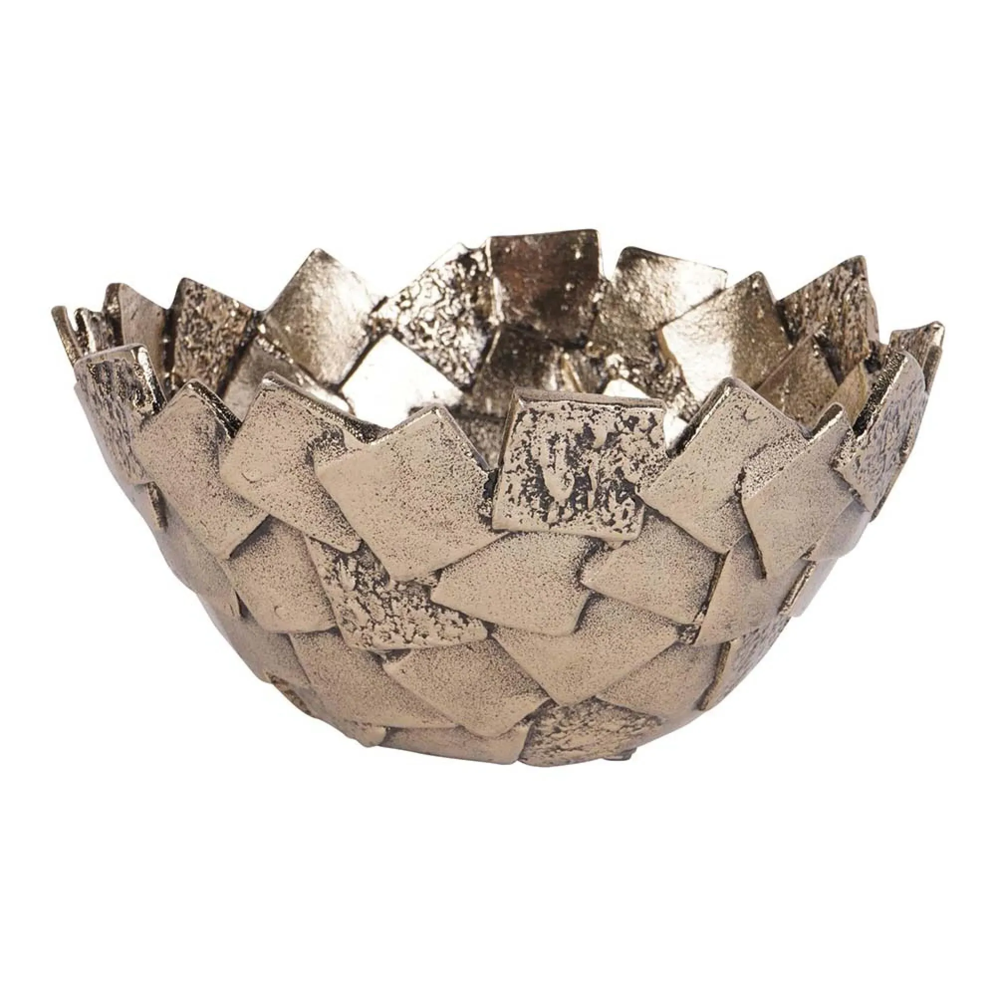 Montrose Cast Aluminium Bowl - Antique Gold