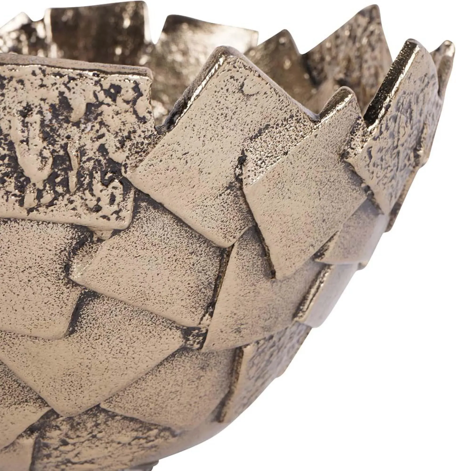 Montrose Cast Aluminium Bowl - Antique Gold