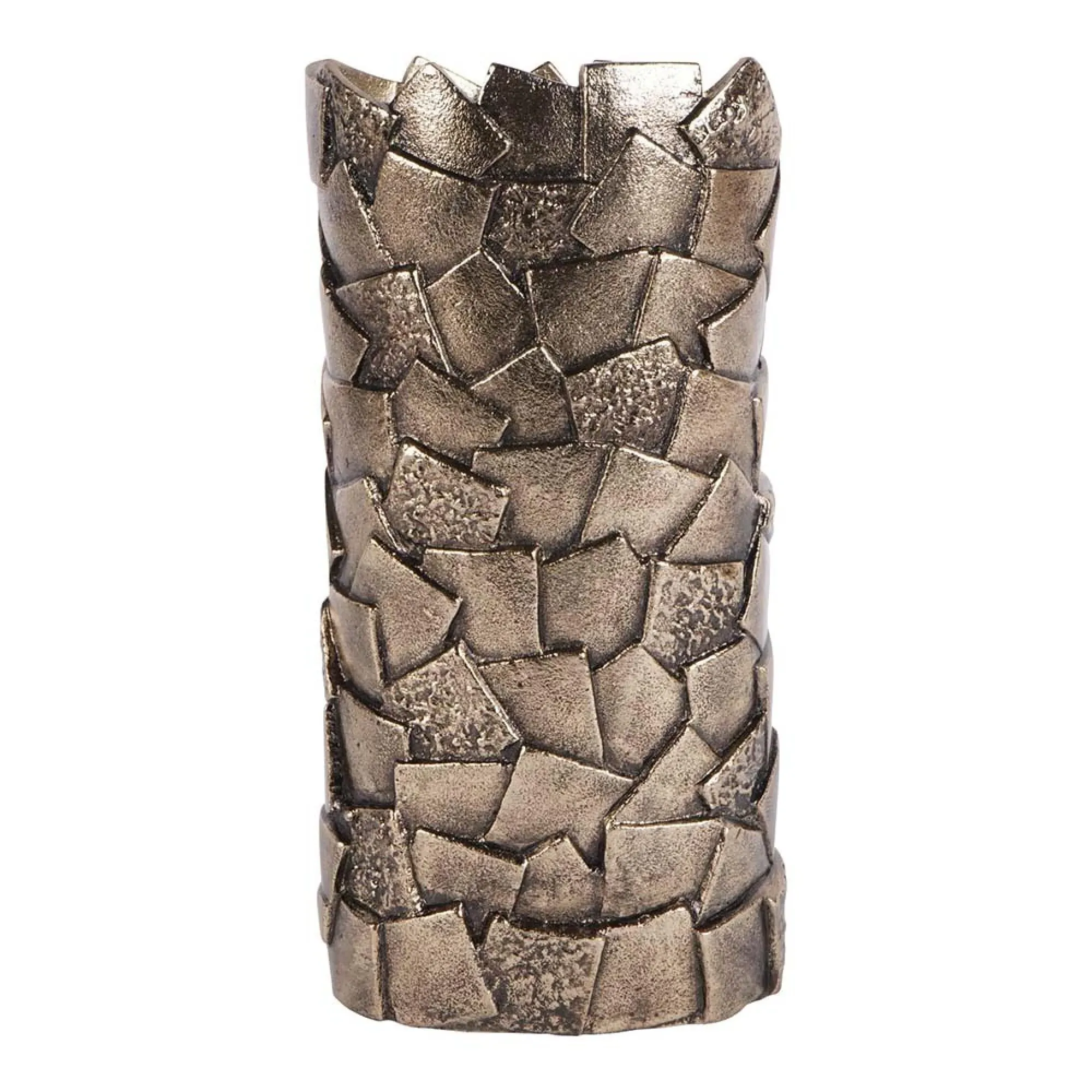 Montrose Cast Aluminium Vase 18cm - Antique Gold