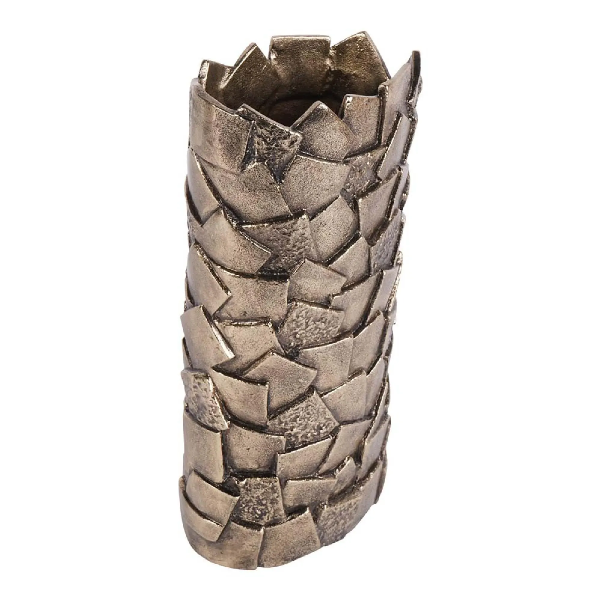 Montrose Cast Aluminium Vase 18cm - Antique Gold